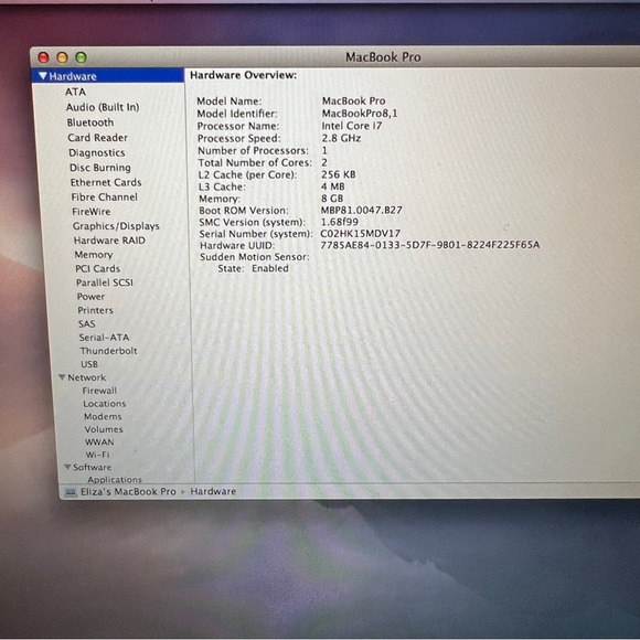 MacBook Pro 13-inch Late 2011 Laptop - Picture 9 of 9